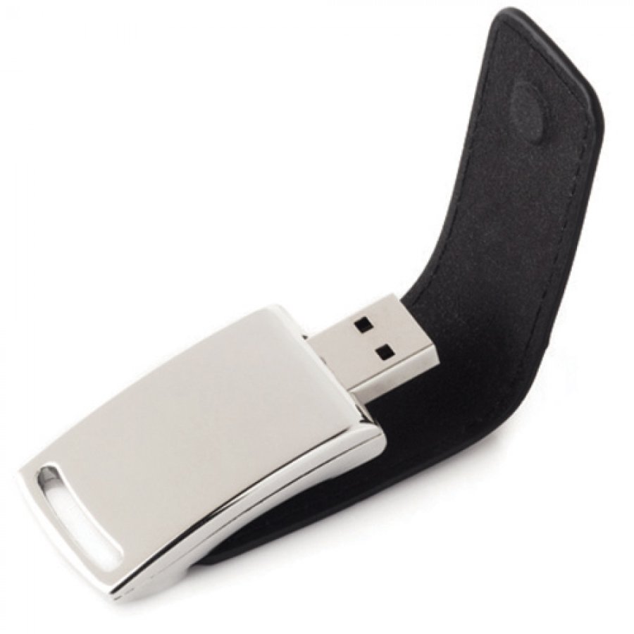 8745 Deri-Metal USB Bellek